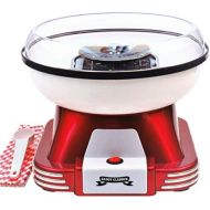 [아마존베스트]Gadgy  Zuckerwattemaschine fuer Zuhause | Retro Cotton Candy Machine | mit Zucker oder Zuckerfreie Harte Suessigkeiten Bonbons zu Benutzen | 500W Rot Weiss