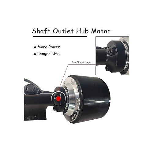  72mm Drive Scooter Hub Motor 350W Electric Skateboard Powered DIY Brushless Hub Motor Kit for Replacement Part Wheel Skateboarding Equipment