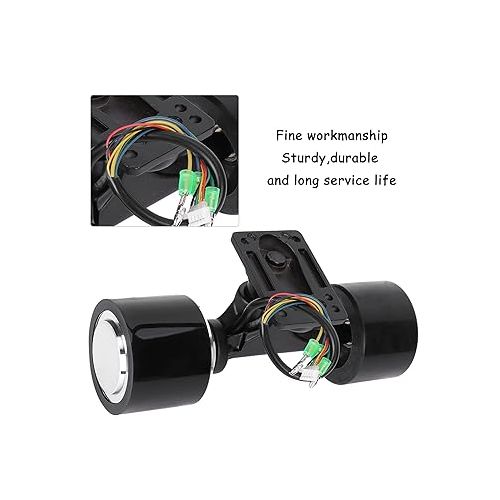  72mm Drive Scooter Hub Motor 350W Electric Skateboard Powered DIY Brushless Hub Motor Kit for Replacement Part Wheel Skateboarding Equipment