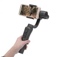 Gaeirt Handheld Three-axis Phone Stabilizer, One Key into Panorama Shooting Mobilephone Stabilizer for Below 6.0 inches Smartphone