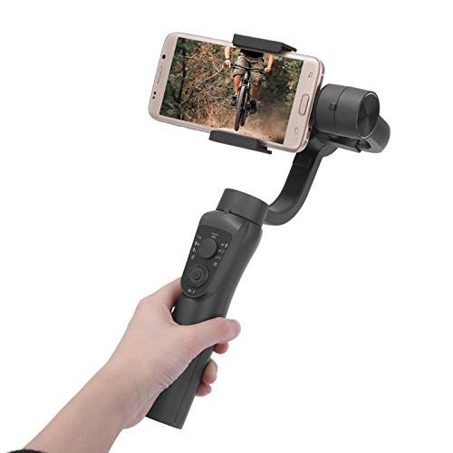  Gaeirt Handheld Three-axis Phone Stabilizer, One Key into Panorama Shooting Mobilephone Stabilizer for Below 6.0 inches Smartphone