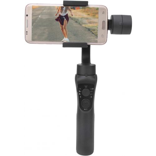  Gaeirt Handheld Three-axis Phone Stabilizer, One Key into Panorama Shooting Mobilephone Stabilizer for Below 6.0 inches Smartphone