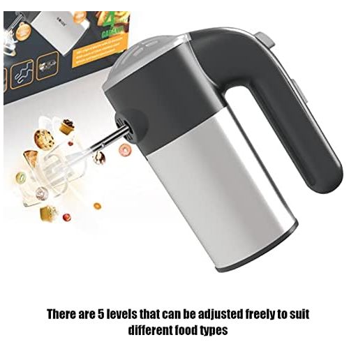  Gaeirt Electric Blender, Rustproof Hand Mixer, Electric Blender for Salad Dressings, Mousses, Cream Mixes