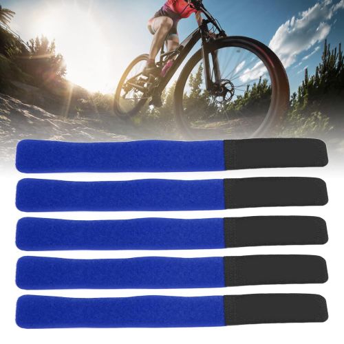  Gaeirt Bike Securing Straps, Detachable Reusable Bike Rack Strap Nylon for Backpacks Skis for Bike Rack(Blue)