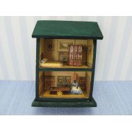 /Gaelatelier Dollhouse miniature dollhouse toy Quarter Inch Scale Furniture OOAK diorama house Dollhouse toy house full equiped