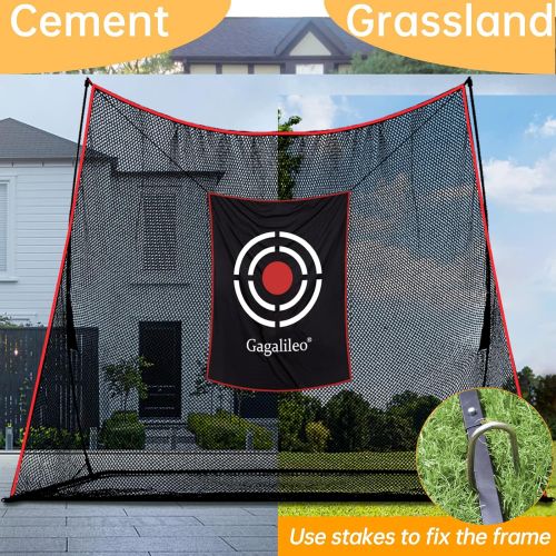  [아마존베스트]Gagalileo Golf Practice Net for Backyard Golf Net Driving Range Golf Hitting Nets for Indoor with Golf Target and Carry Bag(Optional)