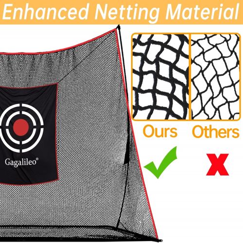  [아마존베스트]Gagalileo Golf Practice Net for Backyard Golf Net Driving Range Golf Hitting Nets for Indoor with Golf Target and Carry Bag(Optional)