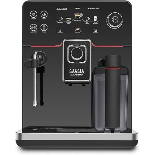  Gaggia Accademia Luxury Italian Fully Automatic Espresso Machine with 19 Customized drink settings,0.5 Liters,RI9782/46 Brushed Stainless