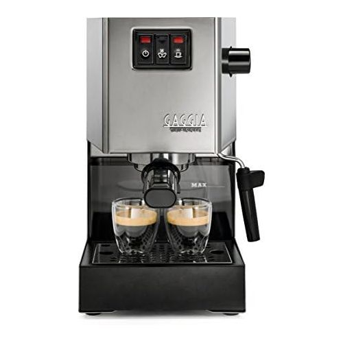  Gaggia Siebtrager Espressomaschine, Dampfduese, Edelstahl