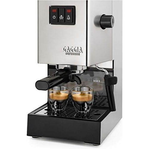  Gaggia Siebtrager Espressomaschine, Dampfduese, Edelstahl