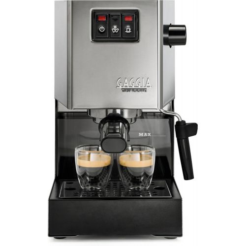  Gaggia Siebtrager Espressomaschine, Dampfduese, Edelstahl