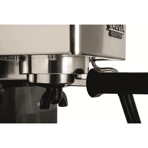  Gaggia Siebtrager Espressomaschine, Dampfduese, Edelstahl