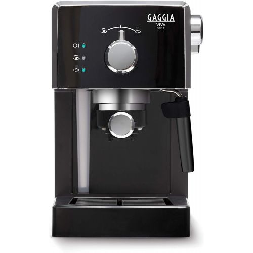  Gaggia 스타일 커피 메이커 모델 886843311010 Viva Style Kaffeemaschine, Stainless Steel, Schwarz