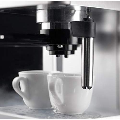  Gaggia RI8427/11 Gran Prestige Siebtrager aus Edelstahl mit Panarello, 15 bar Druck, Silber