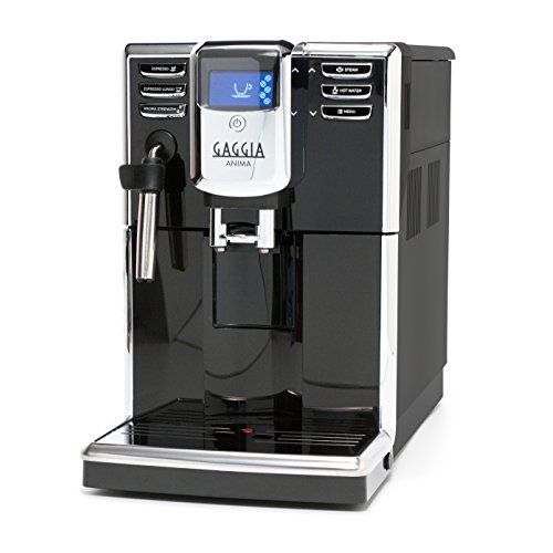  Gaggia Anima Coffee and Espresso Machine, Includes Steam Wand for Manual Frothing for Lattes and Cappuccinos with Programmable Options