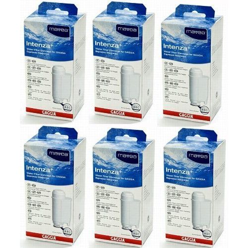  Gaggia Mavea Intenza Water Filter for Saeco & Gaggia Espresso Machines (6 Pack)