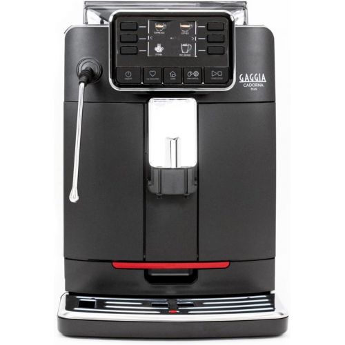  Gaggia Cadorna Barista Plus Super-Automatic Espresso Machine, Black, Medium