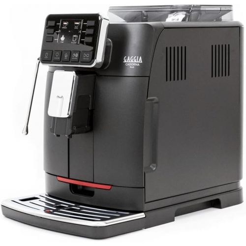  Gaggia Cadorna Barista Plus Super-Automatic Espresso Machine, Black, Medium