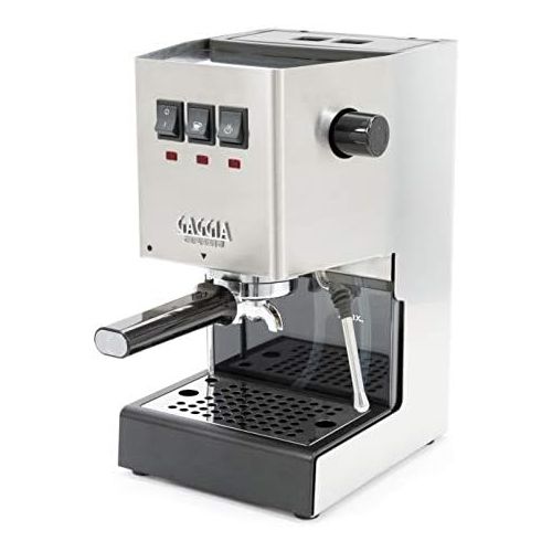  Gaggia RI9380/46 Classic Pro Espresso Machine, Solid, Brushed Stainless Steel