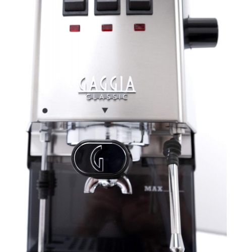  Gaggia RI9380/46 Classic Pro Espresso Machine, Solid, Brushed Stainless Steel