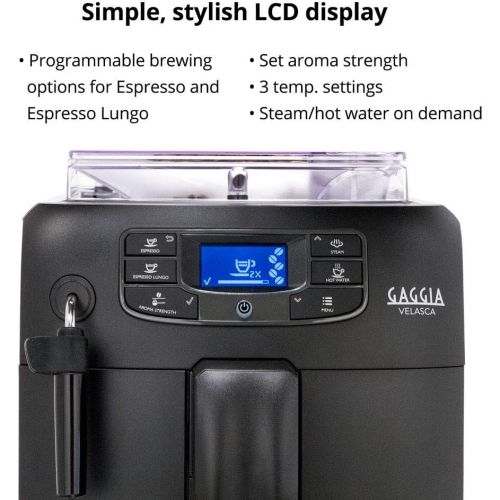  [아마존베스트]Gaggia Velasca Espresso Machine, Black