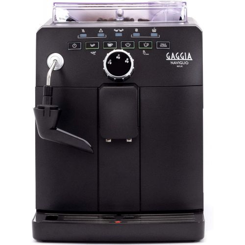  [아마존베스트]Gaggia Naviglio Milk One-Touch Cappuccino and Espresso Machine, Black, 17.3 d x 13.4 h x 10 w