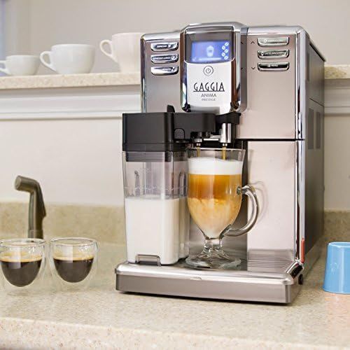  Gaggia Anima Prestige Automatic Coffee Machine, Super Automatic Frothing for Latte, Macchiato, Cappuccino and Espresso Drinks with Programmable Options