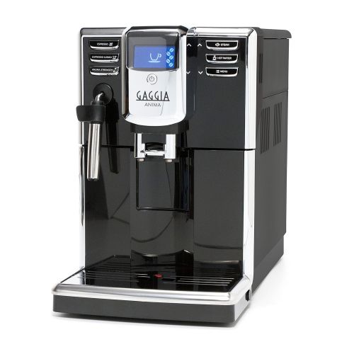  Gaggia Anima Coffee and Espresso Machine, Includes Steam Wand for Manual Frothing for Lattes and Cappuccinos with Programmable Options