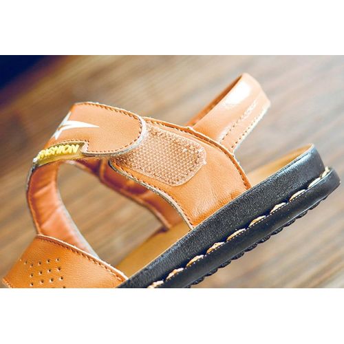  Gagre Summer Anti-Skid Leather Walking Big Little Kid Sandals for Boys