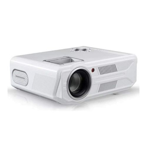  Gai Hua Home Projector Home WiFi Wireless Home Theater Office 4K HD 1080P no Screen TV Mobile Phone 3D Smart Projector (Color : White, Size : 34.81734cm)