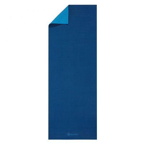  Gaiam Premium 2-Color Yoga Mat, Plum Jam, 5mm