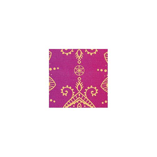  Gaiam Premium Print Reversible Yoga Mat, Boho Folk, 6mm