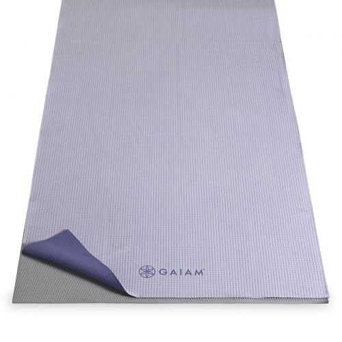  Gaiam Grippy Yoga Mat Towel - Pink Storm