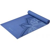 Gaiam Yoga Mat - Premium 5mm Print Thick Non Slip Exercise & Fitness Mat for All Types of Yoga, Pilates & Floor Workouts (68 x 24 x 5mm)