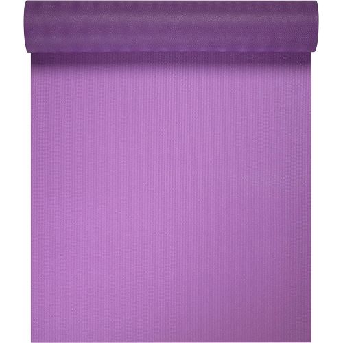  Gaiam Yoga Mat - Ultra-Sticky 6mm Extra Thick Exercise & Fitness Mat All Types Yoga, Pilates & Floor Exercises (68 x 24 x 6mm Thick)