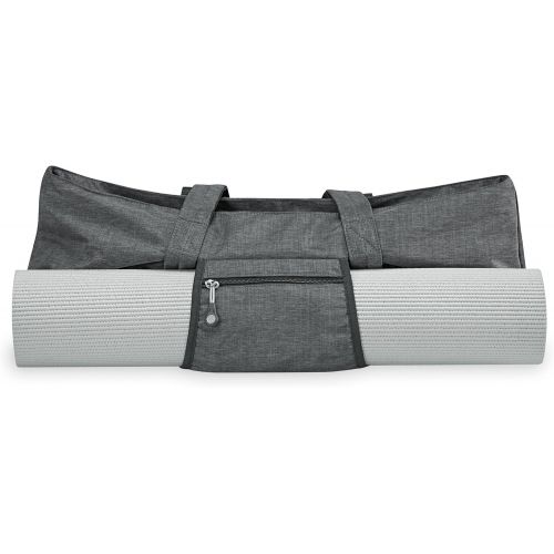  Gaiam All Day Yoga Tote Yoga Mat Bag, Grey