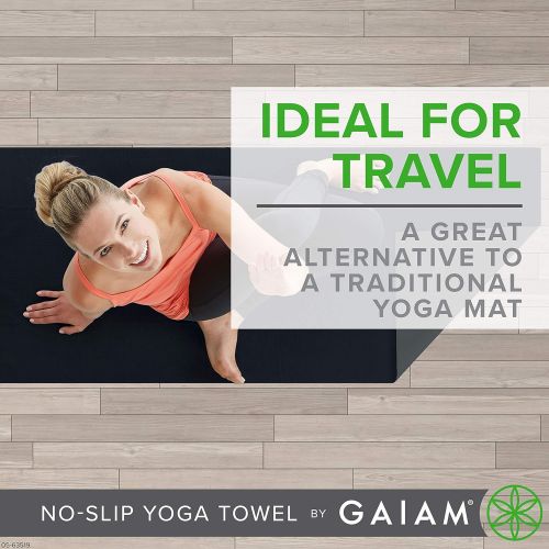  Gaiam No-Slip Yoga Towels