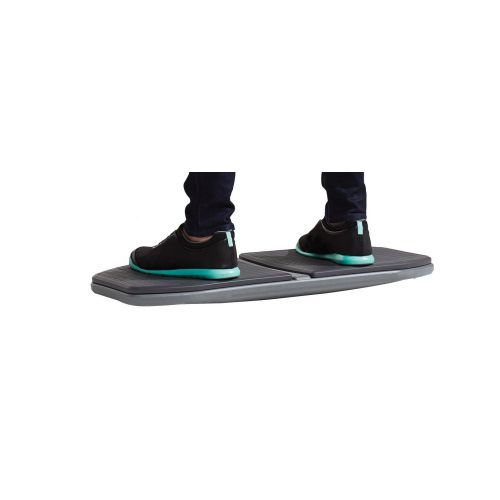  Gaiam Evolve Balance Board for Standing Desk - Stability Rocker Wobble Board for Constant Movement to Increase Focus, Alternative to Standing Desk Anti-Fatigue Mat