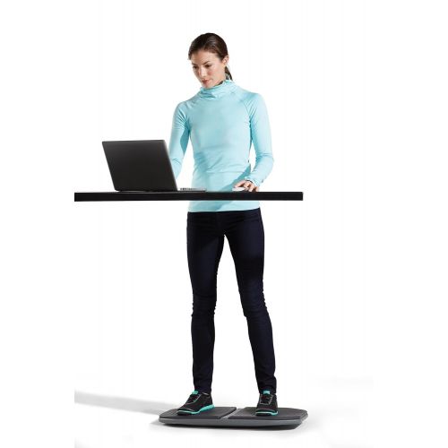  Gaiam Evolve Balance Board for Standing Desk - Stability Rocker Wobble Board for Constant Movement to Increase Focus, Alternative to Standing Desk Anti-Fatigue Mat