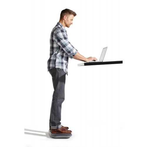  Gaiam Evolve Balance Board for Standing Desk - Stability Rocker Wobble Board for Constant Movement to Increase Focus, Alternative to Standing Desk Anti-Fatigue Mat