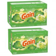 Gain Dryer Sheets, Original, 240 Count (Packaging May Vary), 2-Pack