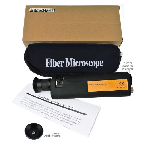  [아마존베스트]Gain Express Fiber Optical Inspection Handheld Microscope (200x Magnification)