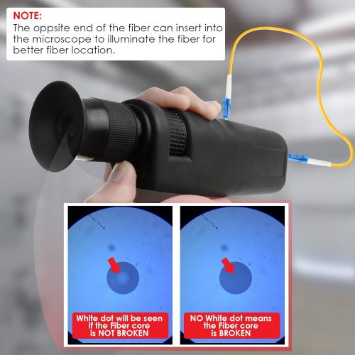  [아마존베스트]Gain Express Fiber Optical Inspection Handheld Microscope (200x Magnification)