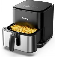 Galanz Oil Free Electric Digital Air Fryer with Touch Control Panel, 8 Pre-Programmed Settings, Shake Alert, and Removable Non-Stick Fry Basket, 5.8 Quart, 1450 Watts, Stainless St