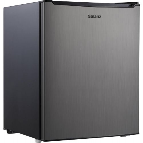  Galanz 2.7 cu ft Stainless Steel Look Single Door Compact Refrigerator