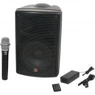 Galaxy Audio},description:This powerful and versatile active PA speaker runs on AC or battery power and comes standard with built-in rechargeable batteries. An affordable option fo