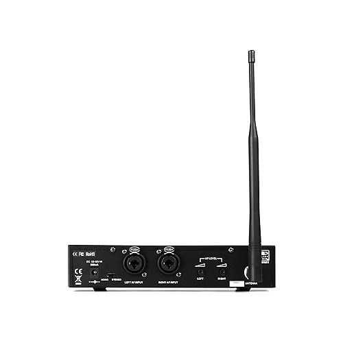  Galaxy Audio AS-950-2 Wireless in-Ear Monitor Twin Pack System - P2 Band,Black