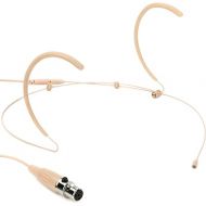 Galaxy Audio HSM8-OBG-4SHU Omnidirectional Earset Microphone with Shure Wireless Connector - Beige