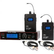 Galaxy Audio AS-1406-2M Wireless In-Ear Twin Pack Monitor System (M: 516 to 558 MHz)