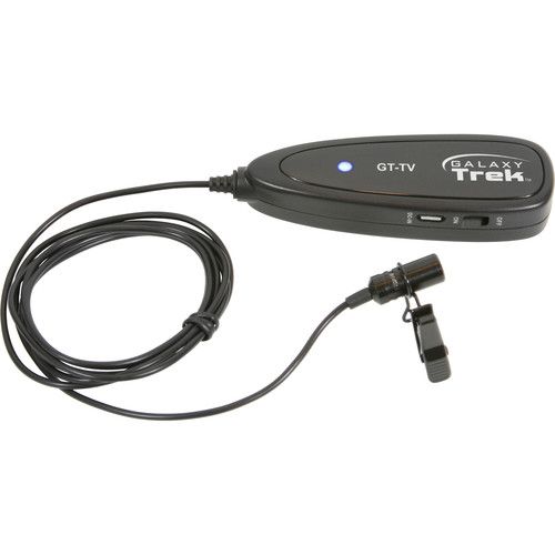  Galaxy Audio GT-V Trek Series - Battery-Powered, Compact Wireless Microphone System (Lavalier)